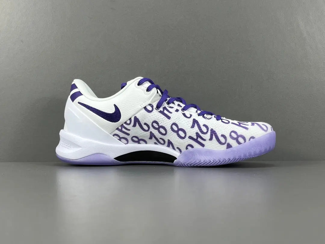 Nike Kobe 8 Protro Court Purple basketball shoes sleek low-top performance design
