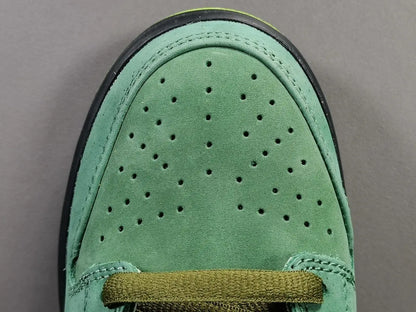 Nike SB Dunk x Concepts Green Lobster sneaker with green tones details