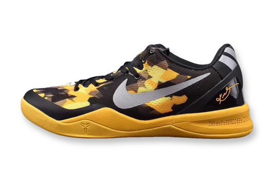 Nike Kobe 8 Sulfur basketball shoes bright yellow performance low-top design
