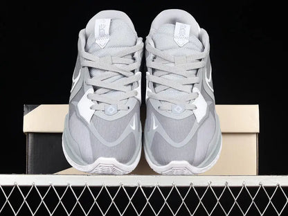 Nike Kyrie Low 5 TB Wolf Grey basketball shoes – low-top grey sneakers with Zoom Air cushioning and performance traction