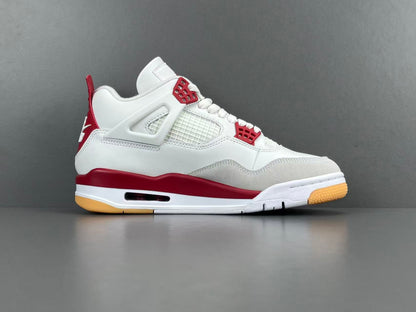 Jordan 4 SB Varsity Red sneakers premium skateboarding basketball shoes