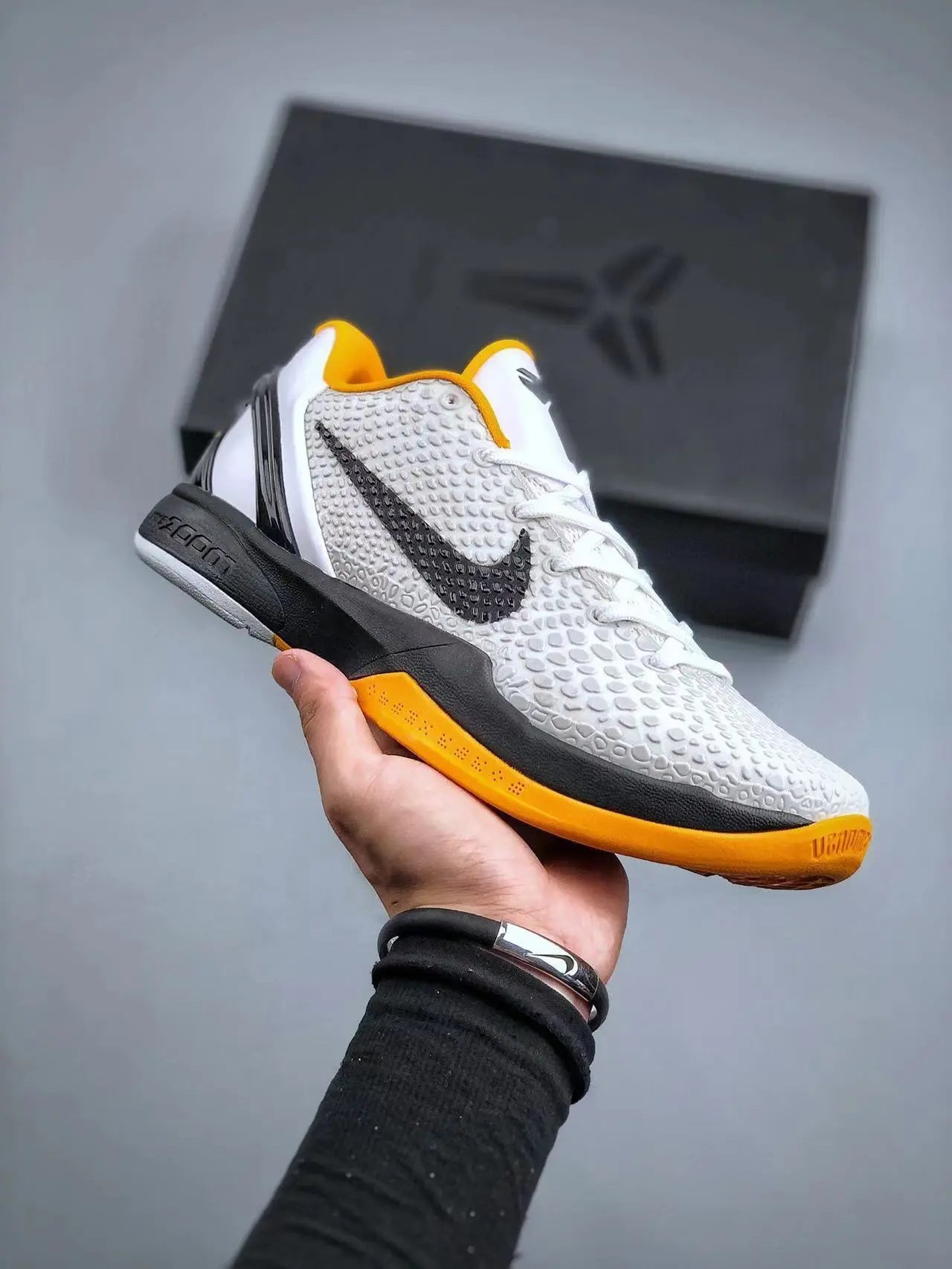 Nike Kobe 6 Protro Playoff Pack White Del Sol basketball shoes edition
