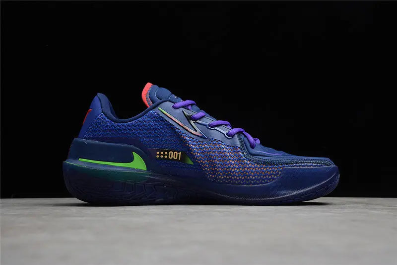 Nike Air Zoom GT Cut Blue Void Purple Red basketball shoes with Zoom Air cushioning