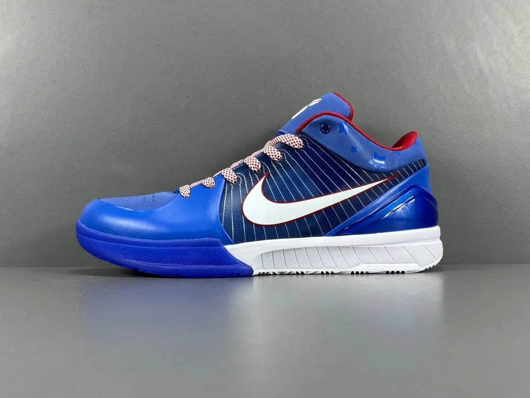 NIKE Kobe 4 Protro Philly basketball sneaker, low-top design, premium materials