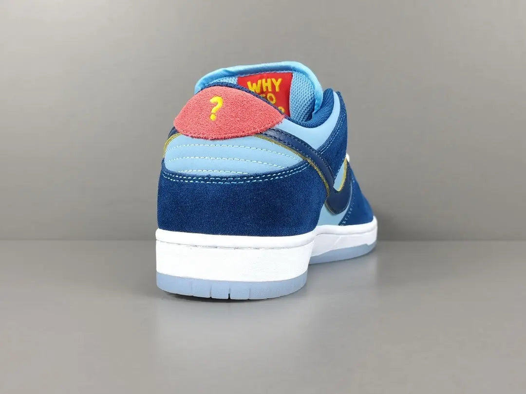 Nike SB Dunk Low Why So Sad? multi-color sneaker premium leather suede limited edition skateboarding shoe