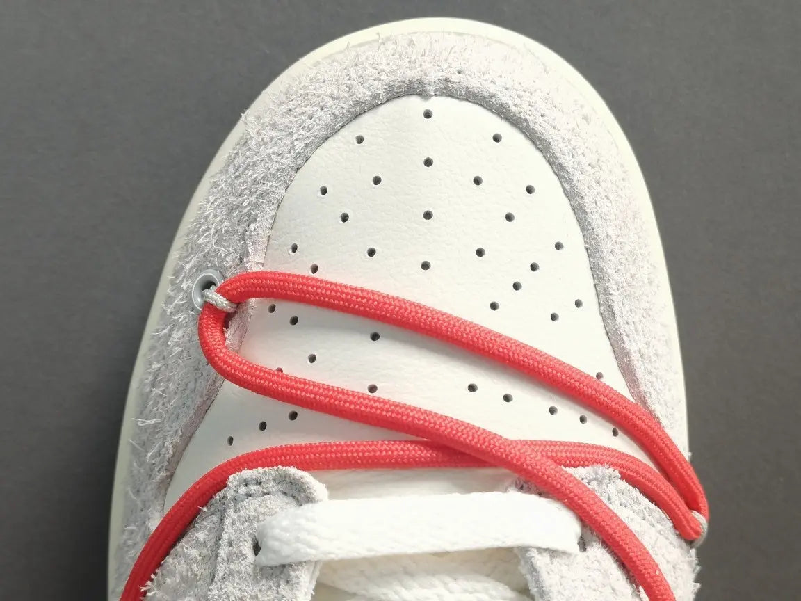 Nike Dunk Low Off-White Lot 33 collaboration premium leather skate sneakers
