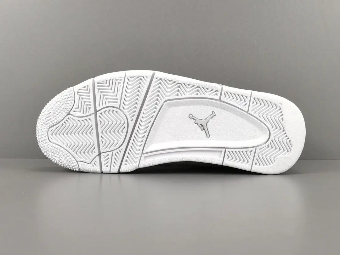 Air Jordan 4 Snakeskin sneakers side view luxury textured retro basketball shoes