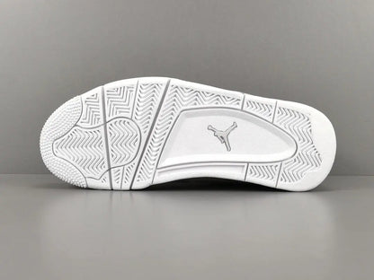 Air Jordan 4 Snakeskin sneakers side view luxury textured retro basketball shoes