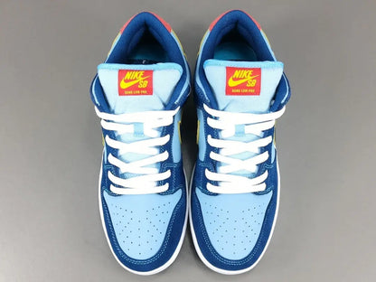 Nike SB Dunk Low Why So Sad? multi-color sneaker premium leather suede limited edition skateboarding shoe