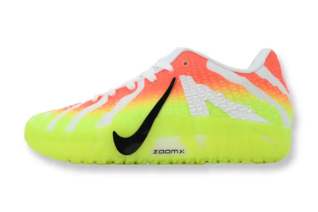 nike ja 3 x snowed in basketball shoes side view with icy snow inspired colorway