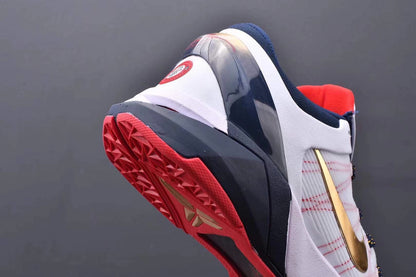 Nike Kobe 7 Gold Medal basketball shoes black with gold metallic accents
