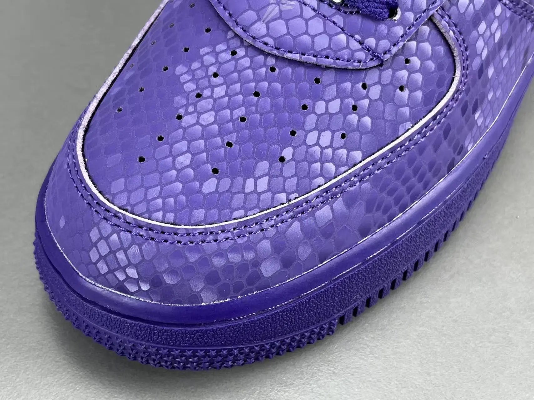 Nike Air Force 1 Court Purple Kobe Bryant inspired basketball sneakers leather