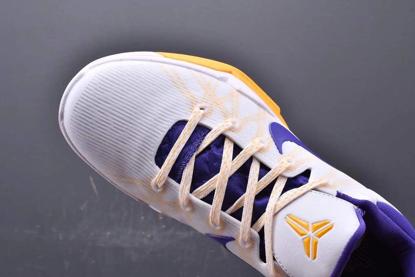 Nike Kobe 7 Lakers Home basketball shoes purple and gold team colors
