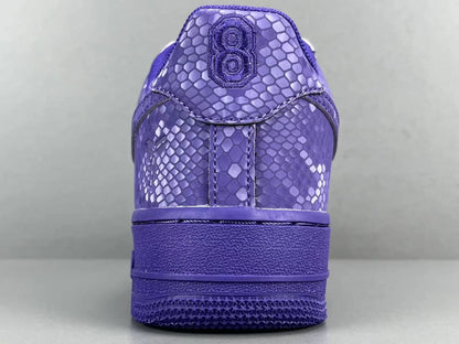 Nike Air Force 1 Court Purple Kobe Bryant inspired basketball sneakers leather