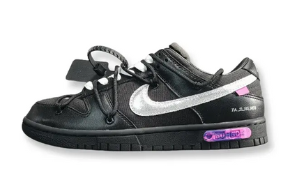 Nike Dunk Low Off-White Lot 50 collaboration premium leather sneakers