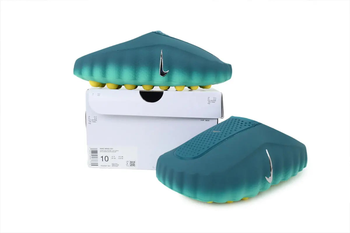 Nike Mind 001 Slide geode teal light menta comfortable lightweight casual slides
