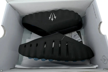 Nike Mind 001 NOCTA Slide Black Concept top view tonal black NOCTA Nike branding strap footbed
