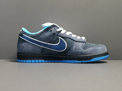 Nike SB Dunk x Concepts Blue Lobster sneaker with blue coastal details
