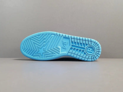 BAPE SK8 STA sneakers blue white streetwear premium stylish casual shoes