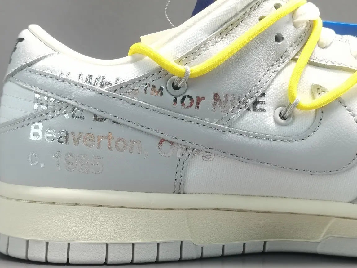 Nike Dunk Off White Lot 27 limited edition sneakers premium streetwear collaboration

