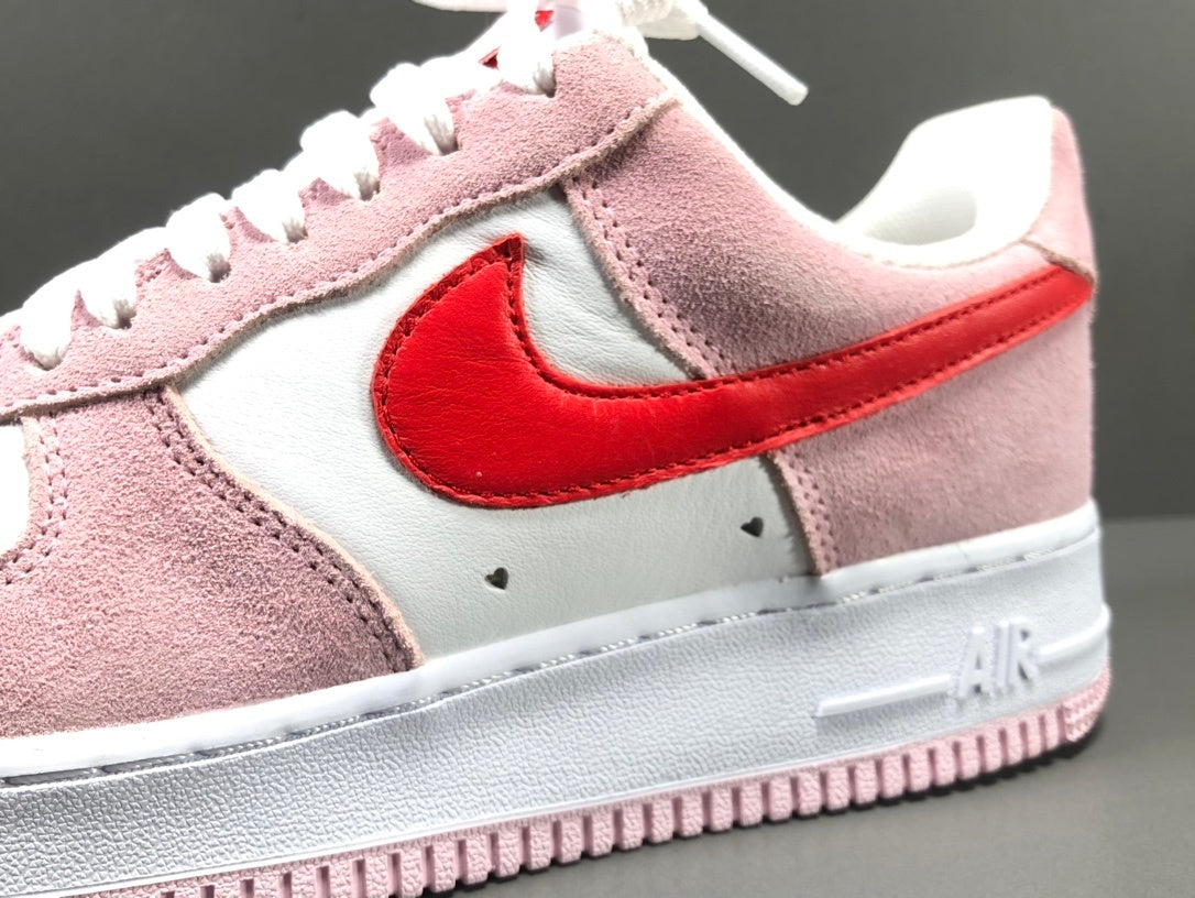 Nike Air Force 1 Valentine’s Day Love Letter featuring romantic details and themed accents