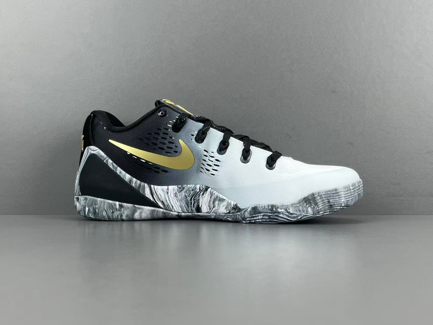 Nike Kobe 9 EM Low Protro Mambacita basketball shoes black gold mens sneakers