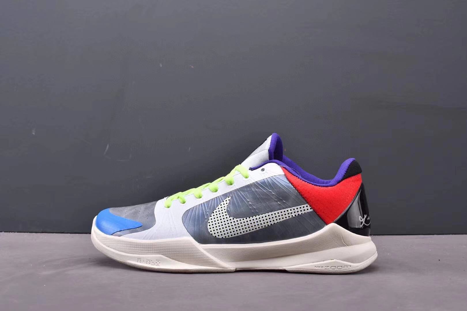 Nike Kobe 5 x PJ Tucker PE basketball shoes in black and red player-exclusive colorway
