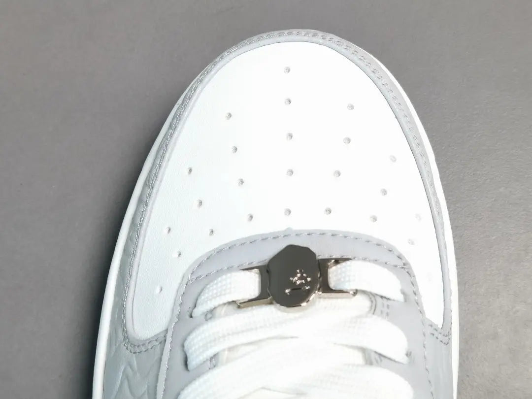 BAPE STA LOW sneakers grey black streetwear casual premium stylish shoes