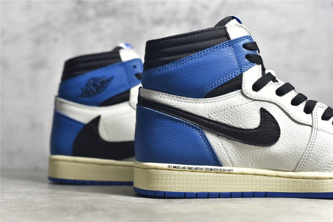 Jordan 1 High OG Fragment Travis Scott sneakers with premium leather and bold design