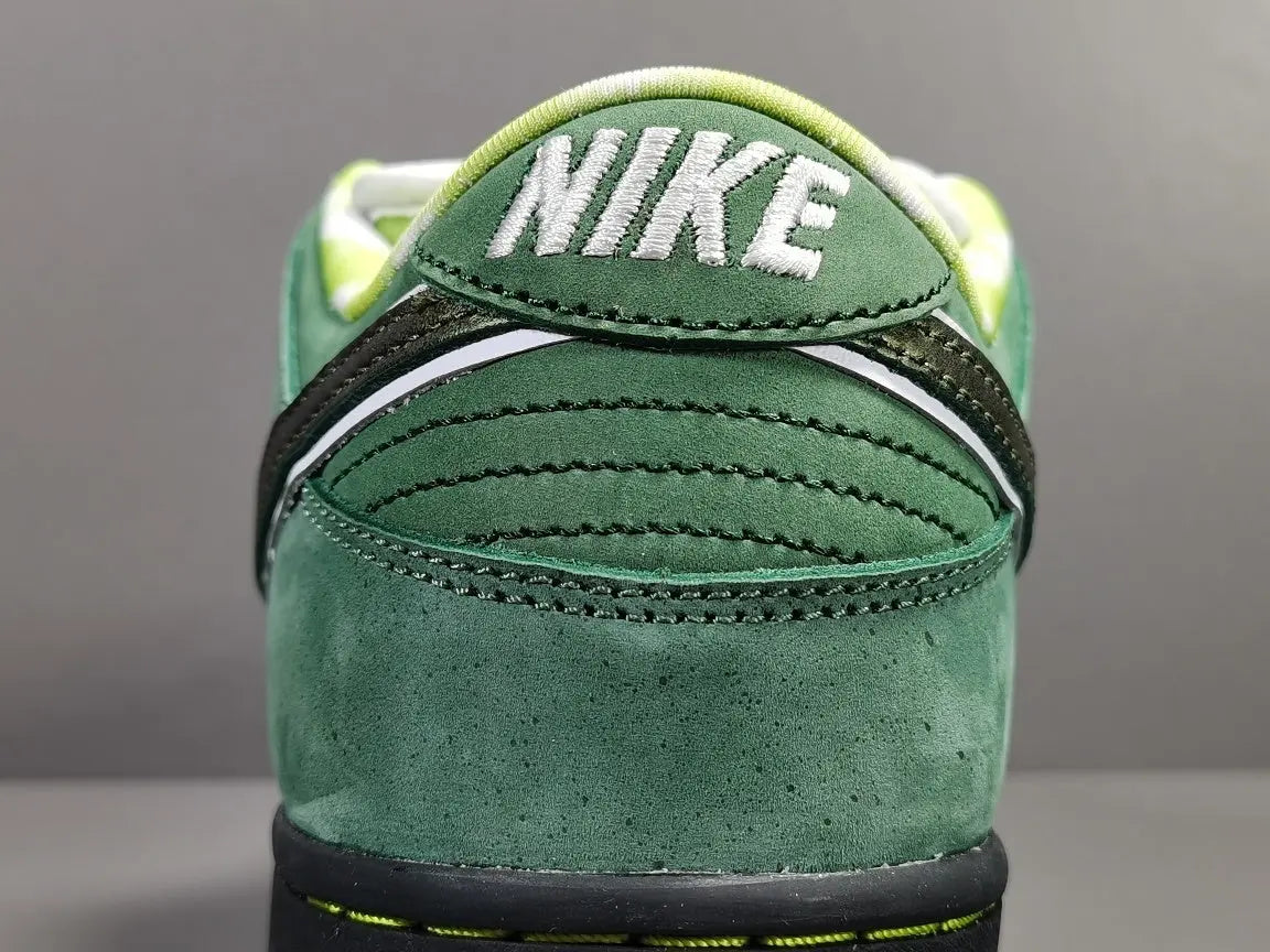 Nike SB Dunk x Concepts Green Lobster sneaker with green tones details