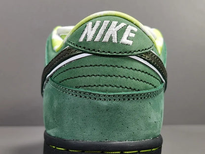 Nike SB Dunk x Concepts Green Lobster sneaker with green tones details