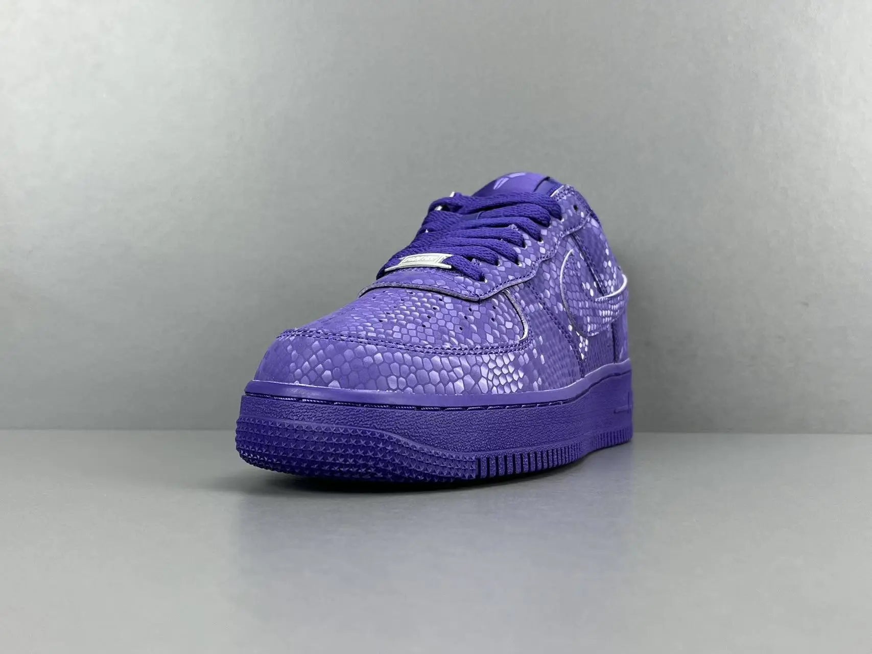 Nike Air Force 1 Court Purple Kobe Bryant inspired basketball sneakers leather