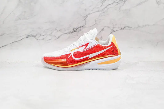 Nike University Red White Yellow basketball shoes