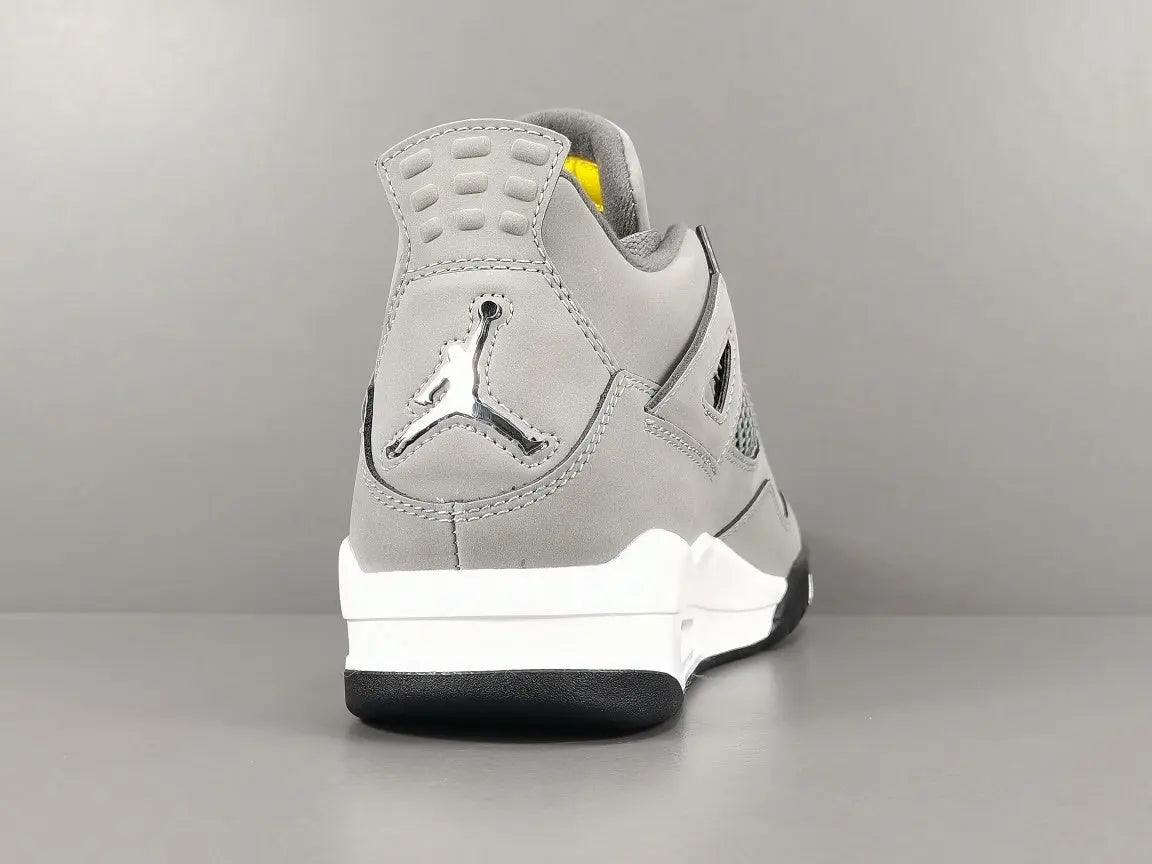 Jordan 4 Cool Grey grey white leather retro sneakers unisex premium
