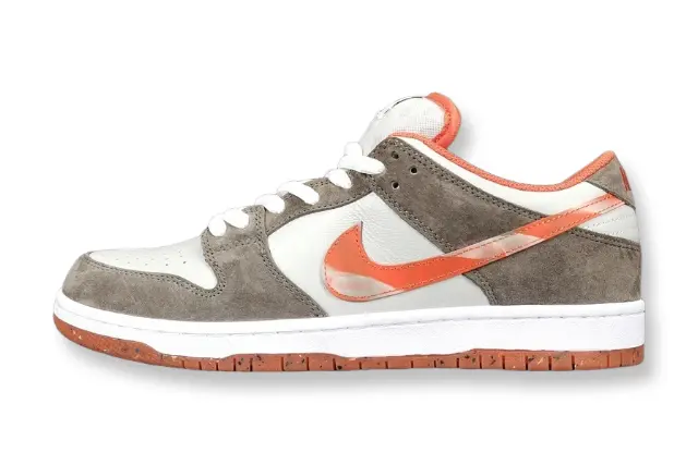 Nike SB Dunk Crushed D.C. low top skate sneaker side view bold colorway