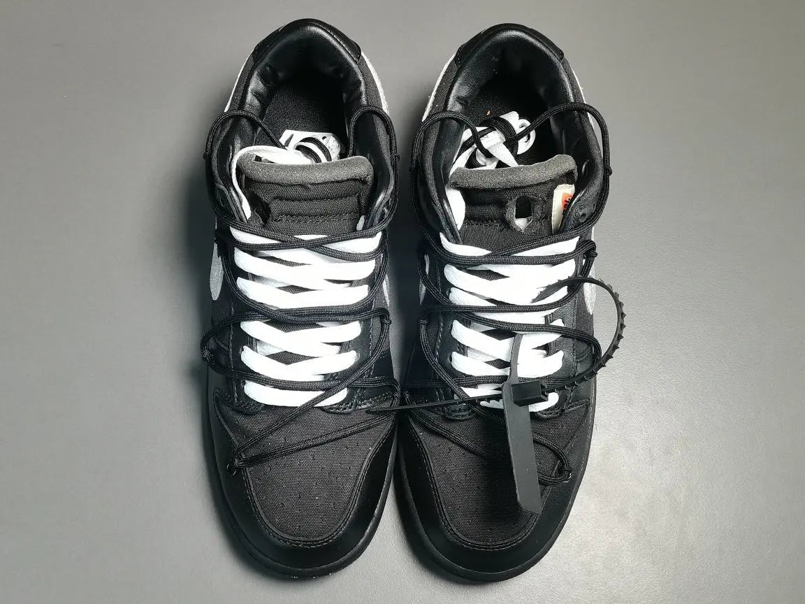 Nike Dunk Low Off-White Lot 50 collaboration premium leather sneakers