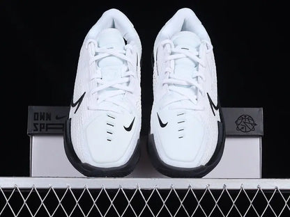 Nike Air Zoom GT Cut White Black performance basketball sneakers lightweight low profile design