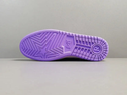 BAPE SK8 STA sneakers purple streetwear premium casual stylish shoes
