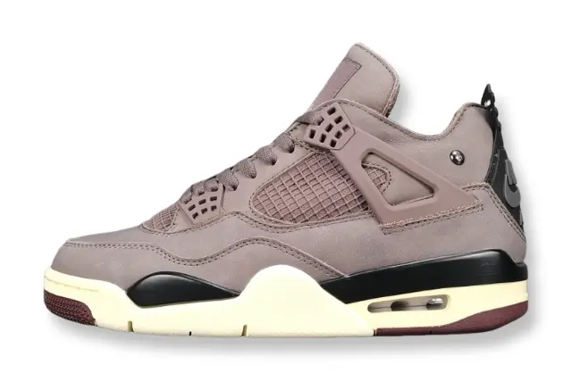Jordan 4 A Ma Maniére Violet Ore purple grey premium leather retro sneakers unisex
