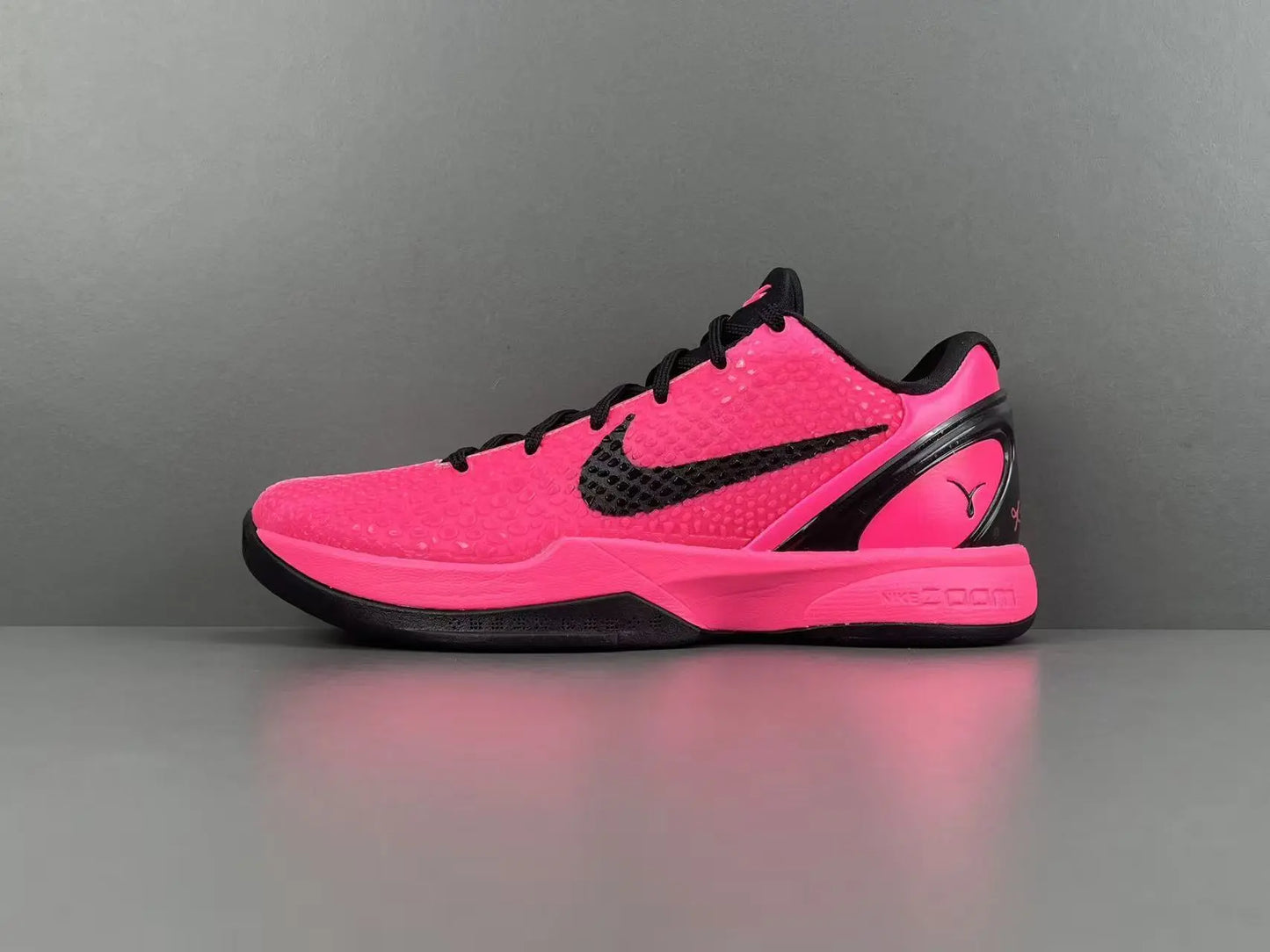 Nike Kobe 6 Protro Kay Yow black pink basketball shoes limited edition
