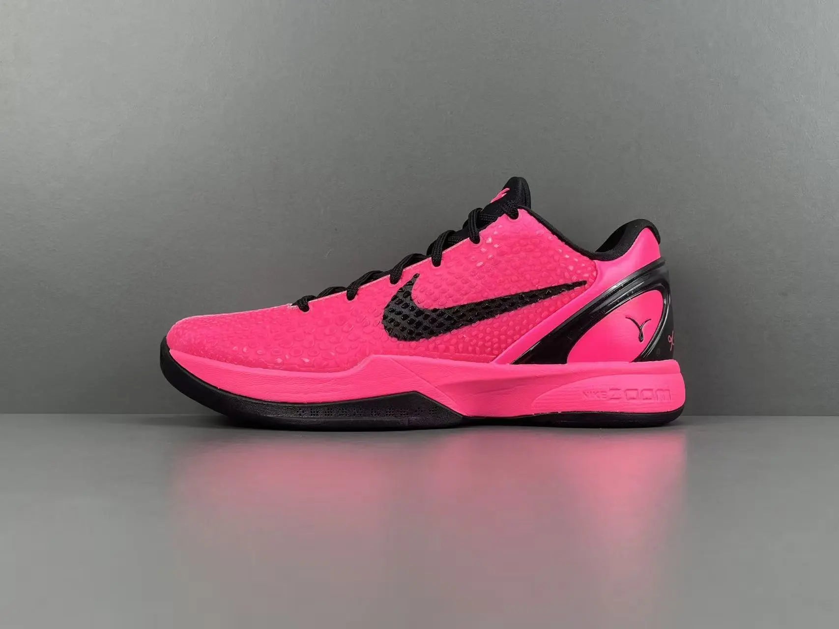 Nike Kobe 6 Protro Kay Yow black pink basketball shoes limited edition
