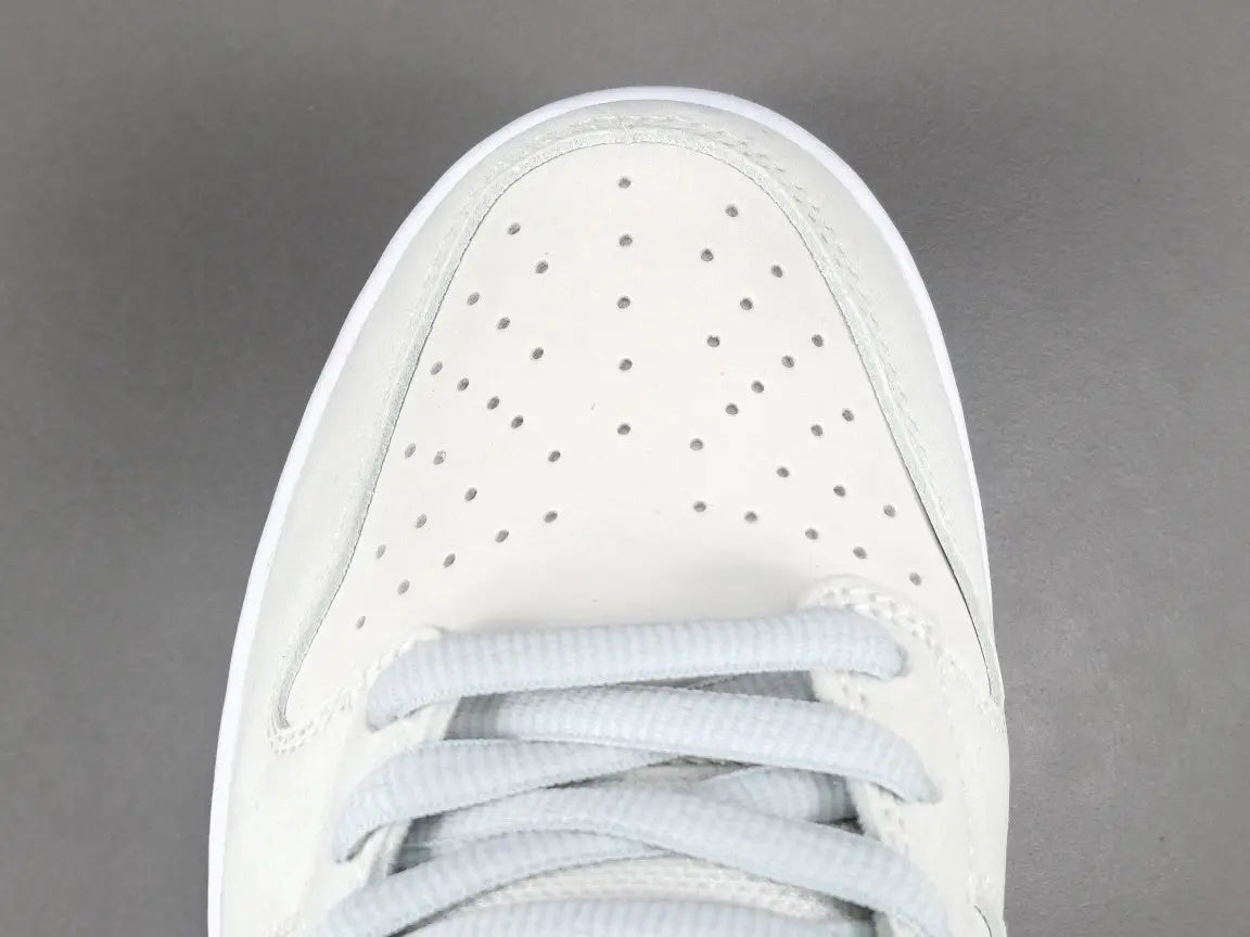 Nike SB Dunk White Lobster Friends and Family low top sneaker side view white grey