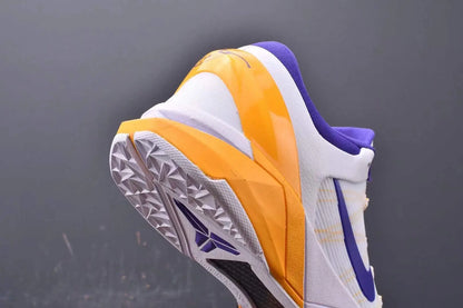 Nike Kobe 7 Lakers Home basketball shoes purple and gold team colors
