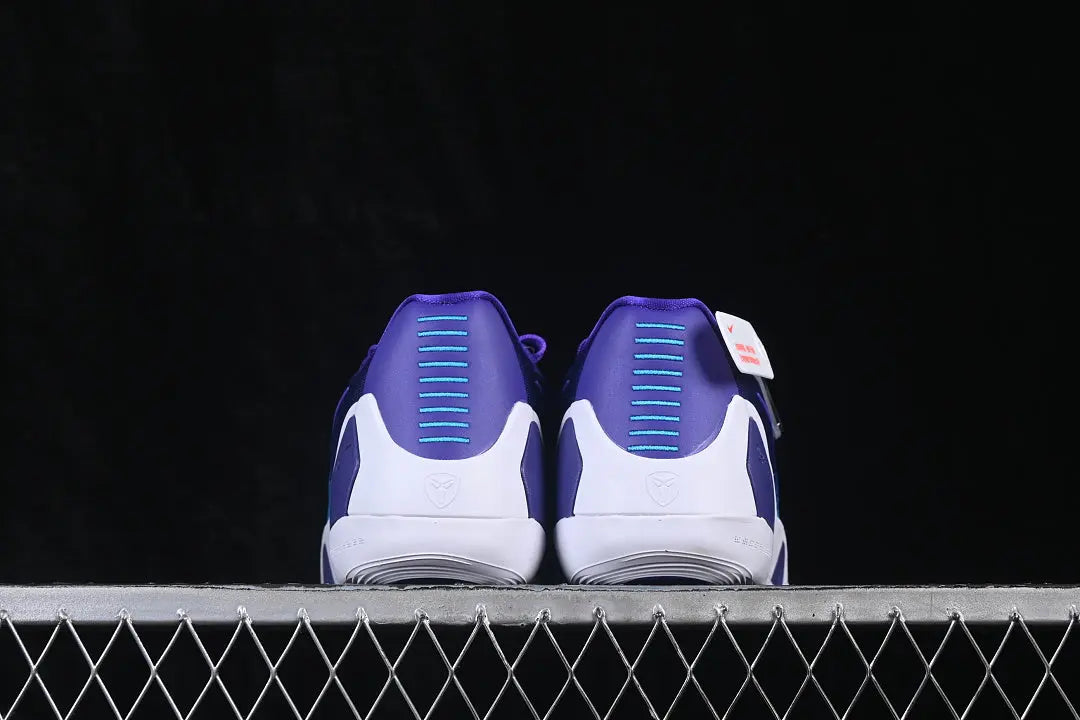 Nike Kobe 9 Elite Low EM Protro Draft Day purple and teal gradient basketball sneakers