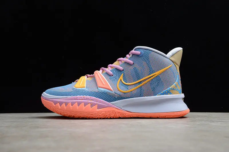 Nike Kyrie 7 x Expressions basketball shoes – low-top sneakers with bold artistic colorway, limited edition design, and Zoom Air cushioning for court performance