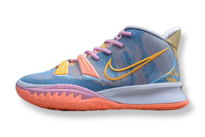 Nike Kyrie 7 x Expressions basketball shoes – low-top sneakers with bold artistic colorway, limited edition design, and Zoom Air cushioning for court performance