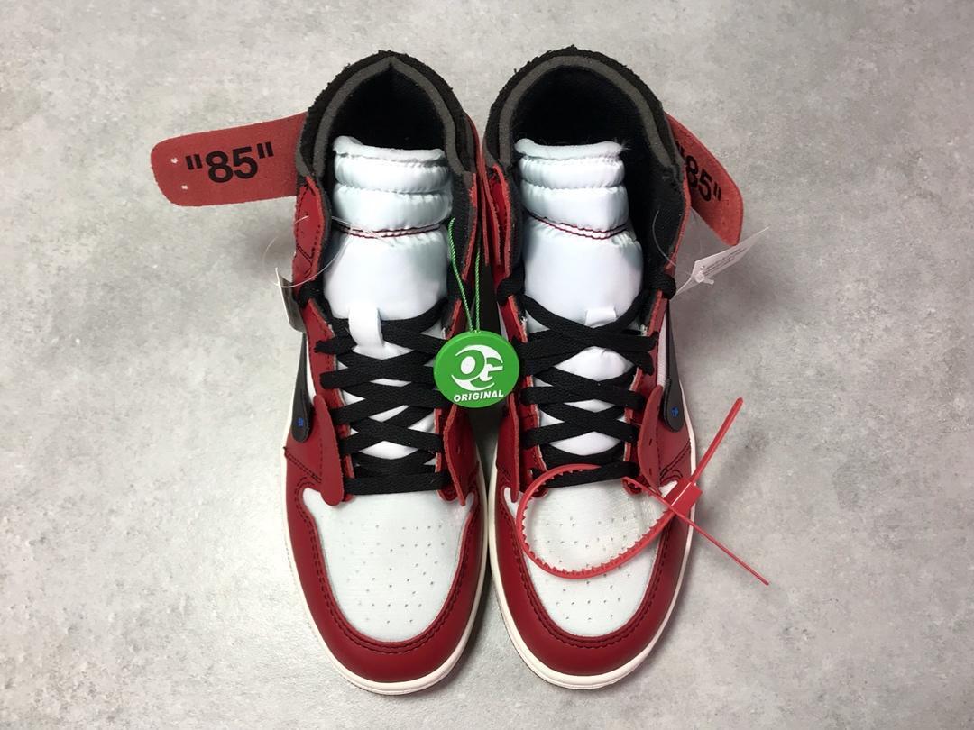 Jordan 1 Retro High Off-White Chicago sneakers showcasing deconstructed style and heritage