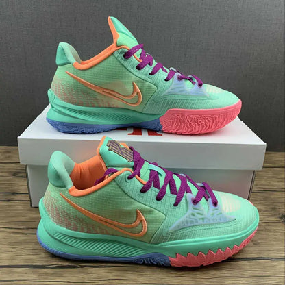 Nike Kyrie 4 Low Keep Sue Fresh basketball shoes – multicolor limited edition sneakers with #KeepSueFresh embroidered and Zoom Air cushioning for court performance