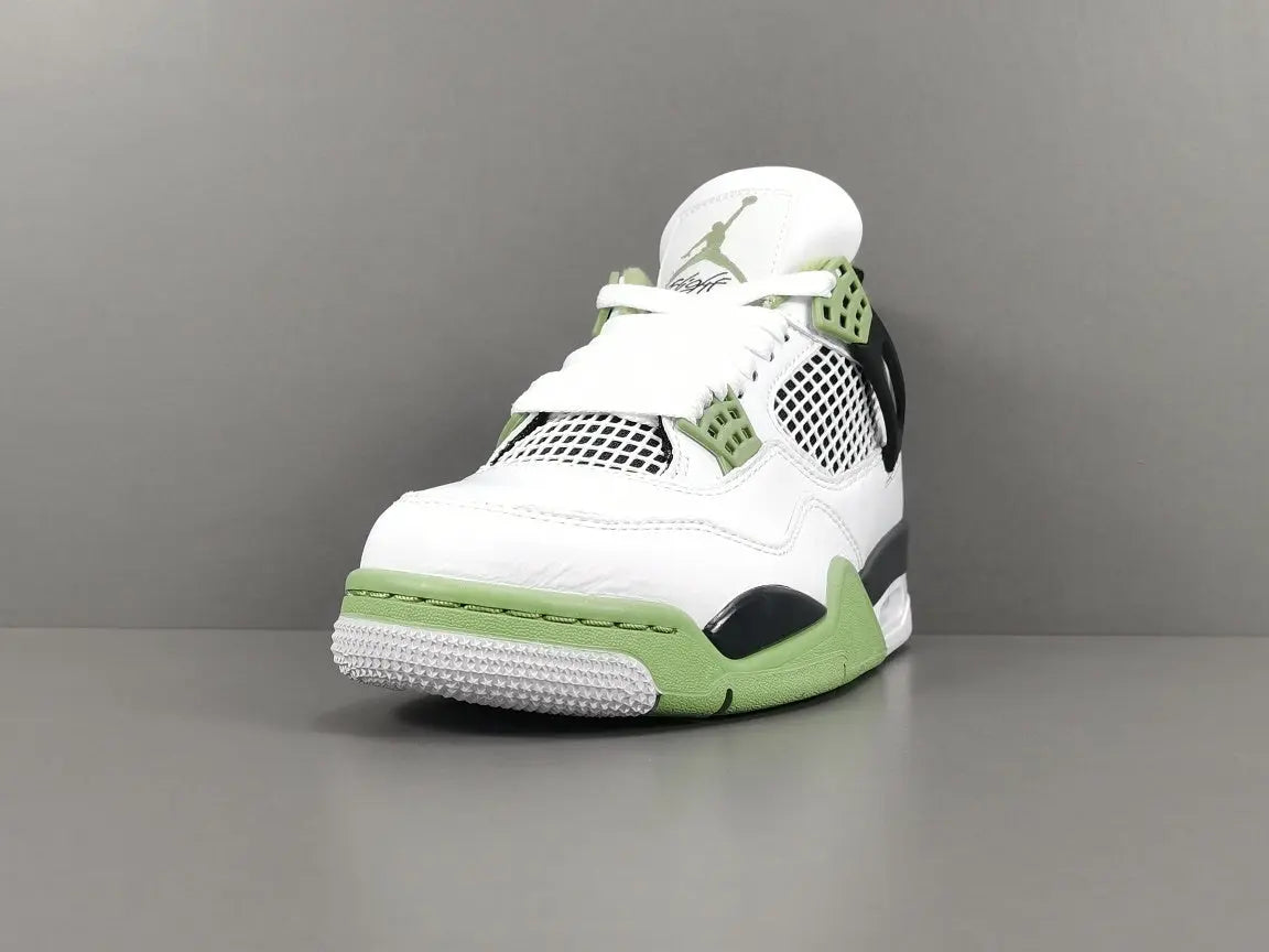 Jordan 4 Seafoam white green leather retro limited edition sneakers unisex premium

