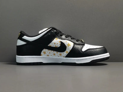 Nike SB Dunk x Supreme Stars Black sneakers limited edition streetwear collaboration
